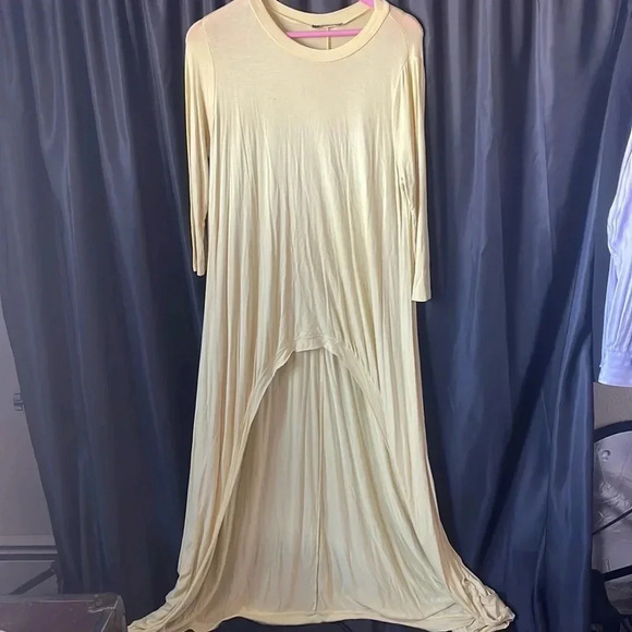 Yellow High/Low Long Sleeve Top‎ L - Picture 1 of 3